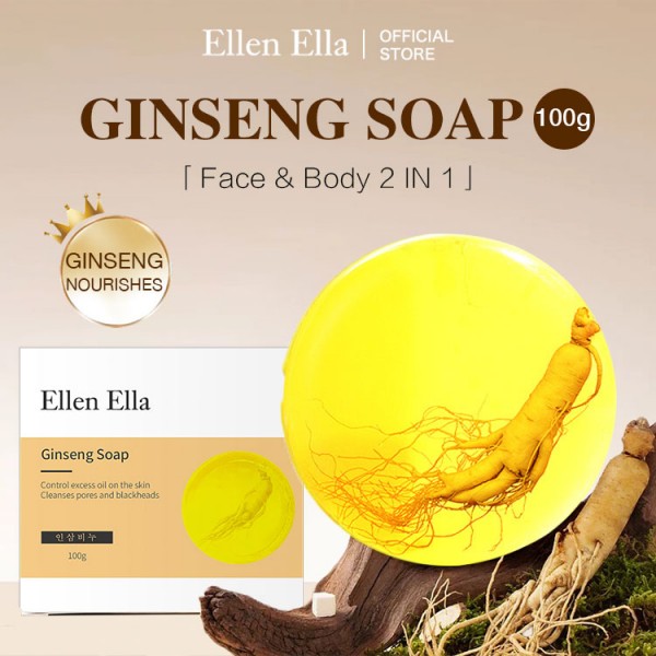 Ellen Ella Ginseng Cleaning Soap 100g..