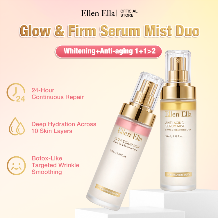 3-in-1 Glow Spray Serum-Makeup Artist–Approved Glow, Day & Night.Approved Mist To Calm, Hydrate, And Boost Glow In One Spray.The second item is only ₱400.