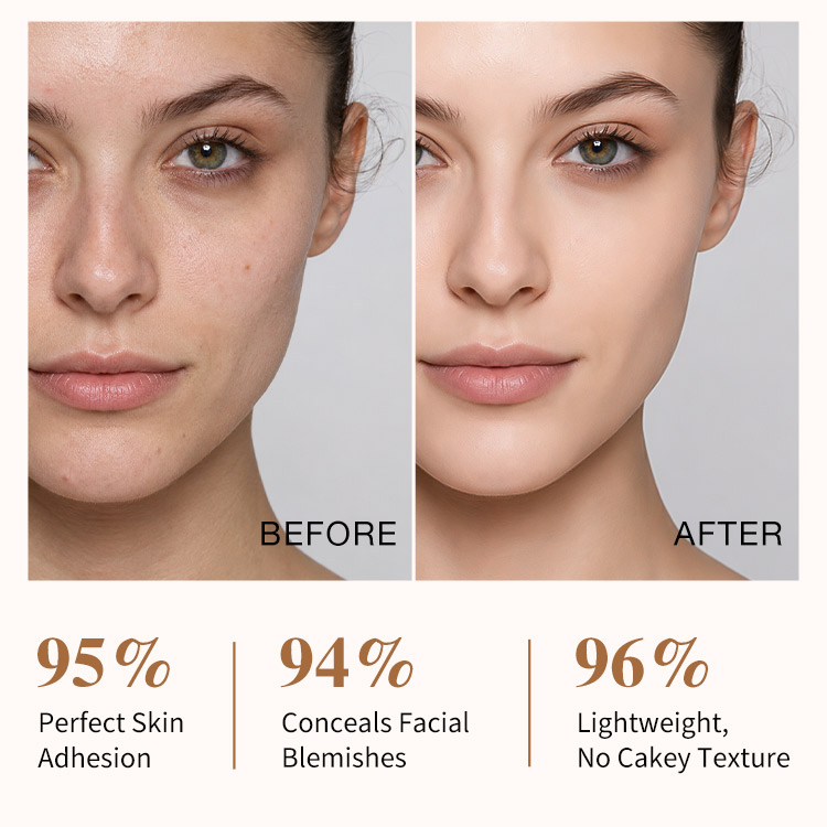 Halloween Mega Sale Buy One Take One / Limited Gift Brush - Ellen Ella Serum Skin Tint SPF35+ PA+++ | Natural Glow, Waterproof, Sweatproof & Antioxidant Hydrating Foundation