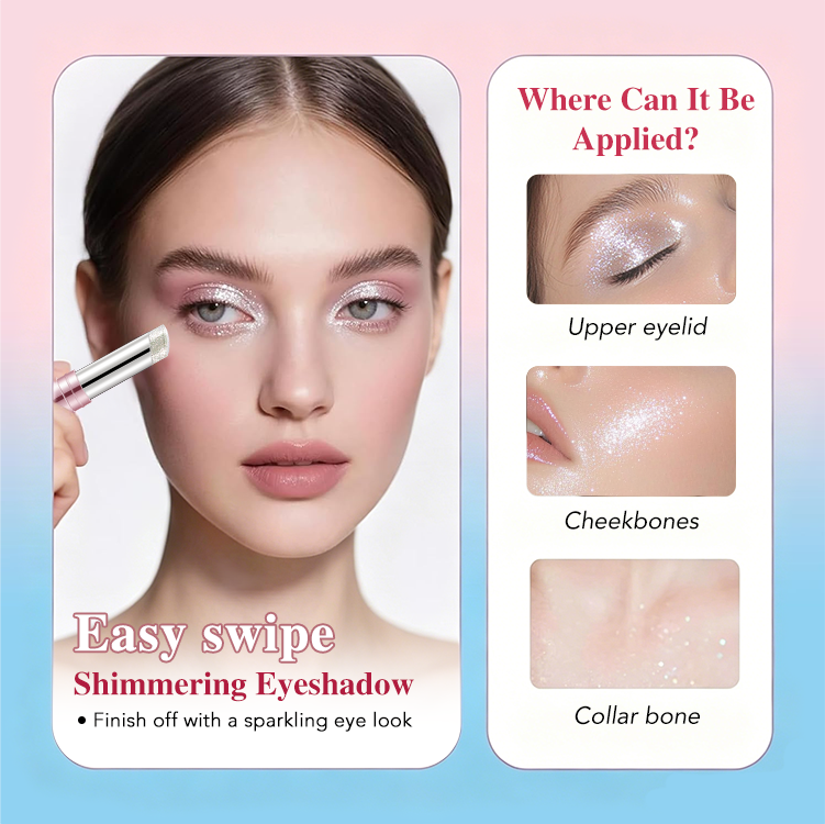 New Launch | Ellen Ella Jelly Eyeshadow Stick | 5 each ₱339 | Cooling Jelly Texture | 8H Wear | One-Swipe Application | Intense Shimmer & Glitter Finish | Effortless Eyeshadow Stick