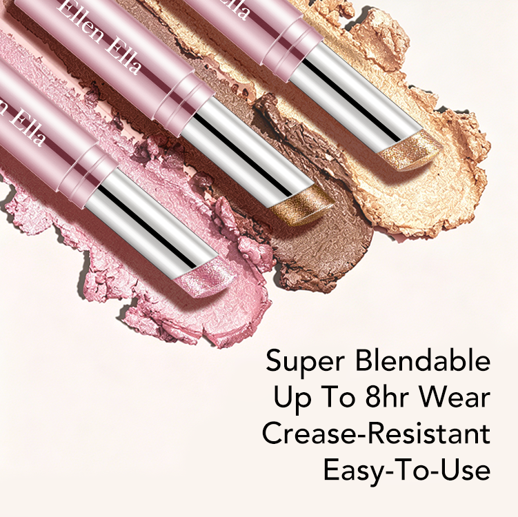 New Launch | Ellen Ella Jelly Eyeshadow Stick | 5 each ₱339 | Cooling Jelly Texture | 8H Wear | One-Swipe Application | Intense Shimmer & Glitter Finish | Effortless Eyeshadow Stick